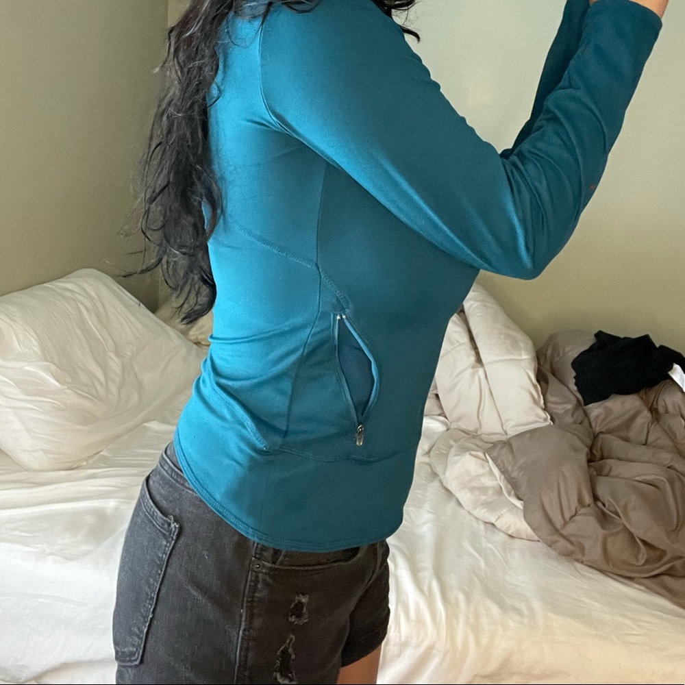 CHAMPION Blue Zip Up Jacket - Picture 2 of 9